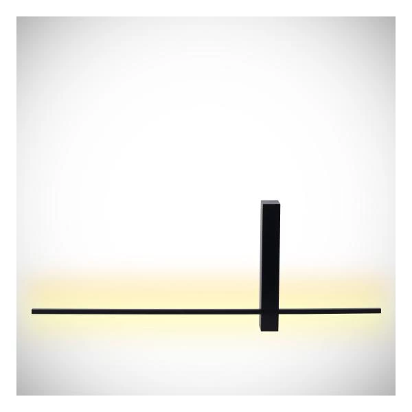 Lucide SEGIN - Wandlamp - LED - 1x6W 2700K - Zwart - detail 2